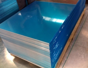 Laminated aluminum plate